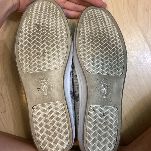 Cole Haan Women’s Grand Pinch Main Gray Camo Classic Penny Loafers - Picture 4 of 5